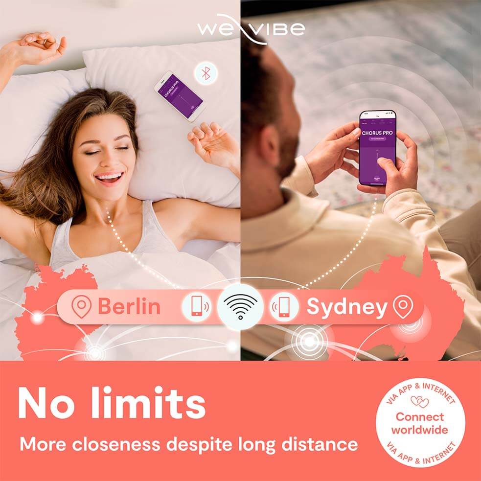 Designed as a couples vibrator, the We-Vibe Chorus Pro i... We-Vibe - Chorus Pro Clitoral & G-Spot Couples Vibrator - Electric Pink photo-7
