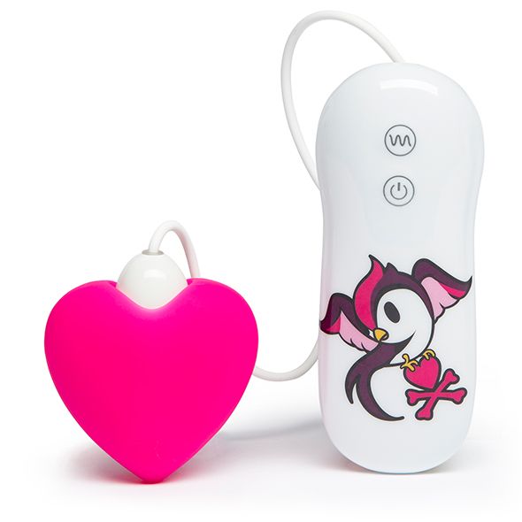 Discover new intimate joys together as the clitoral vibrator... Tokidoki - Heart Clitoral Vibrator - Pink photo-3