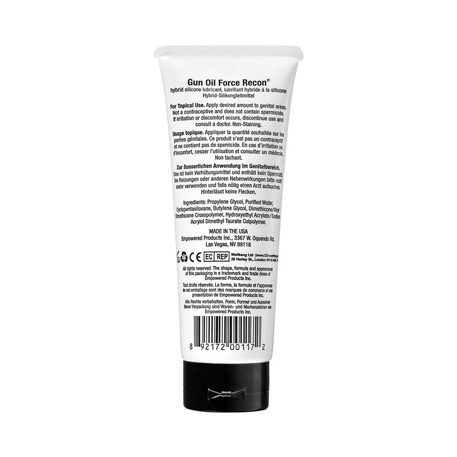 Revolutionary, specialty hybrid silicone gel that provides t... Gun Oil - Force Recon Hybrid Lube - 100ml photo-2
