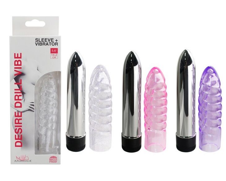 Vibration frequency, stimulate massage sensitive parts, auxi... Aphrodisia - Desire Drill Vibe - Clear photo-7