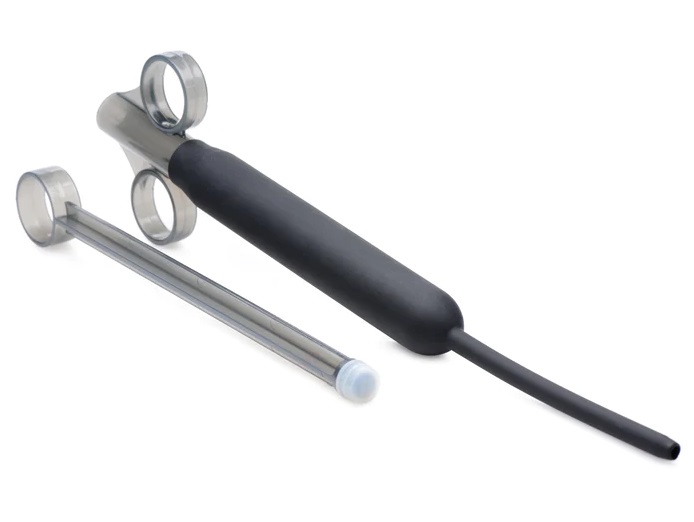 This lubricant silicone lubricant launcher is equipped with ... CleanStream - Deep Shot Lube Launcher - Black photo-4
