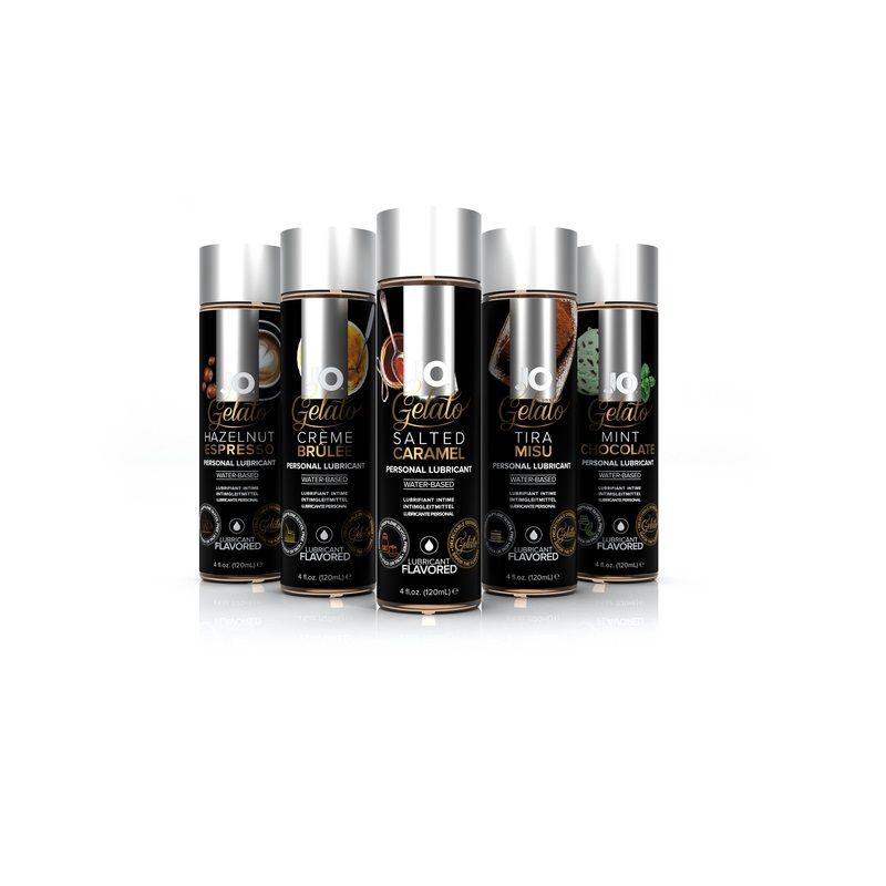 JO® GELATO is a flavored water-based personal lubricant desi... System Jo - Gelato Hazelnut Espresso Lube Water-Based - 120ml photo-2