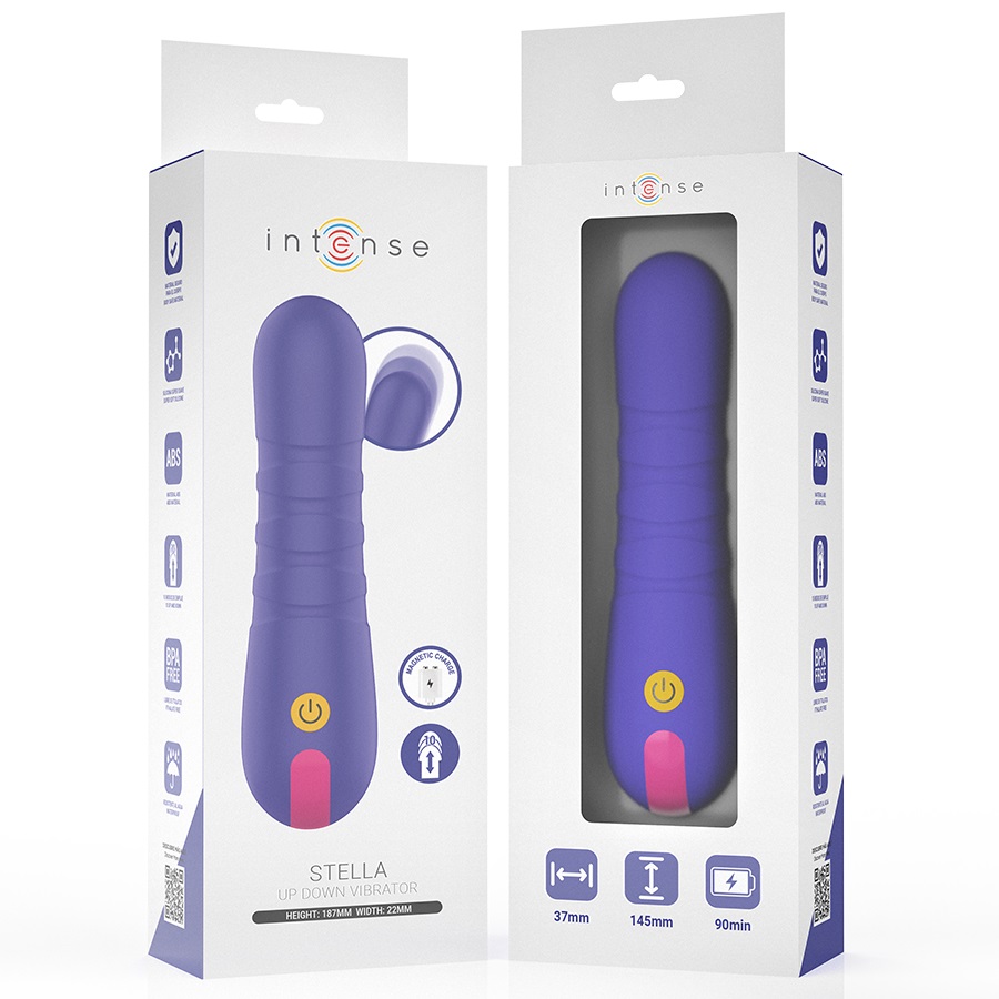 Intense - Stella Up Down Vibrator - Purple photo-8
