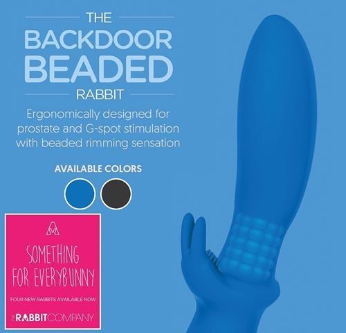 The Backdoor Beaded Rabbit is the only prostate massager to ... TRC - The Beaded Backdoor Rabbit - Sapphire Blue photo-5