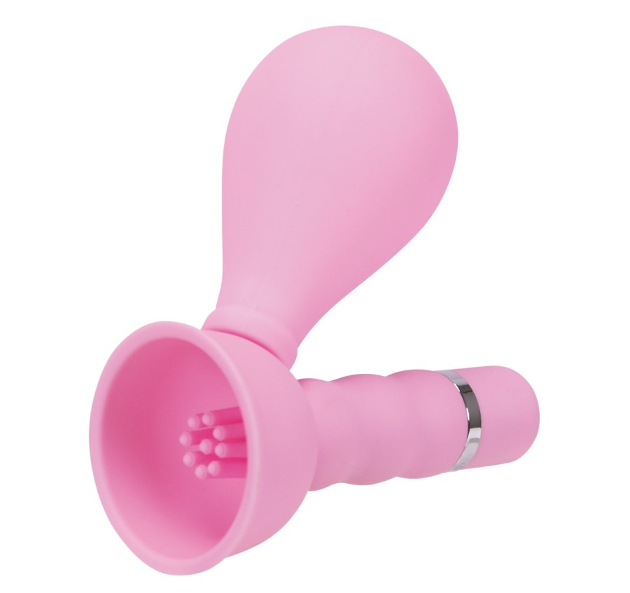 These nipple sacks are stabled through the two pumps, adding... NPG - Electric Nipple Suck - Pink photo-4