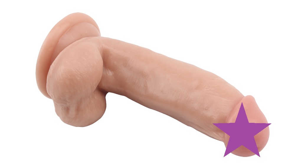 Anti-bacterial, Better-than-real, Strong Suction Cup, Dual D... Chisa - Fashion Dude 6.9″ Dildo - Flesh photo-2