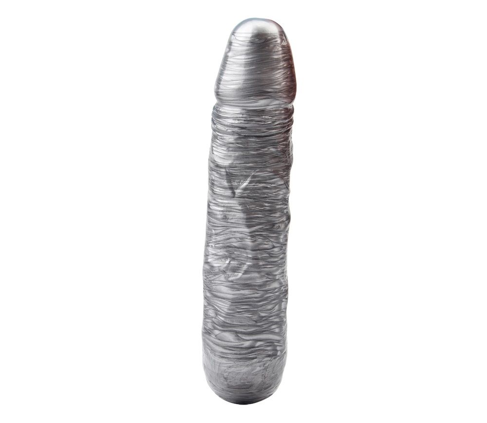 Realistic Feel, Phthalate and Latex Free, Double Dildo.
Mat... Chisa - Dixie Normous Double Dildo - Silver photo-5