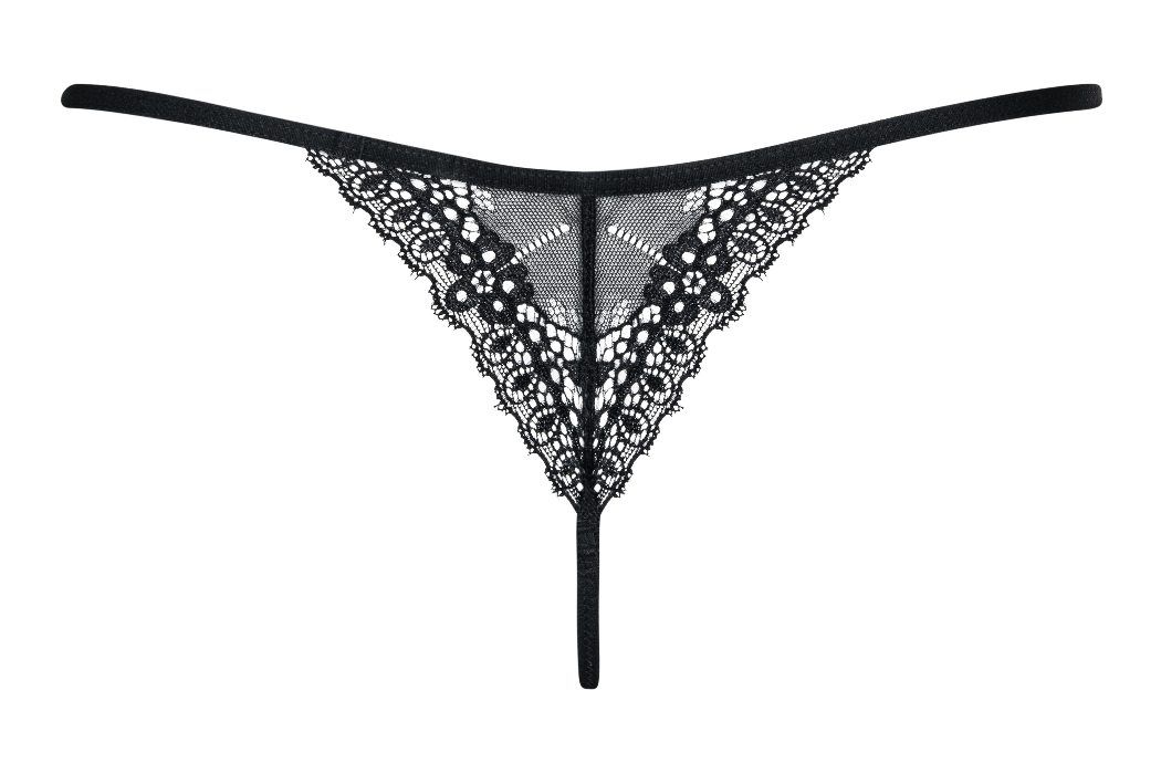Wow! Lacey Intensa thong - they tempt and seduce. Not only y... Obsessive - Intensa Thong - Black - S/M photo-8