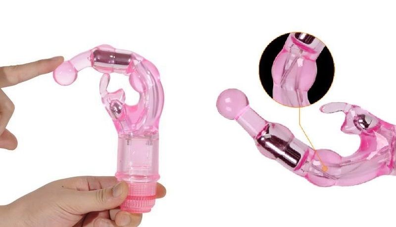 Use your waterproof Naughty Rabbit Vibrator in the tub, show... Aphrodisia - Naughty Rabbit Crystal Stimulator Vibe - Pink photo-14