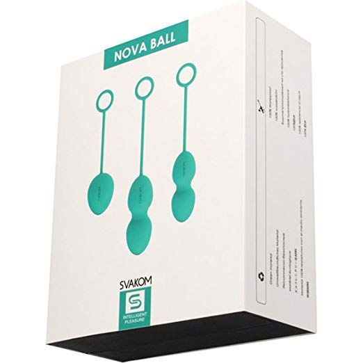 SVAKOM Nova Ben Wa Balls are made of silicone which is 100% ... SVAKOM - Nova Balls - Green photo-18