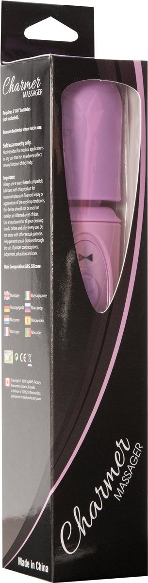 The Charmer’s size and smooth round shape allow it snuggle u... Charmer - Charmer 2 Speed Cordless Massager - Purple photo-6