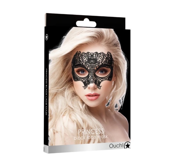 Ouch - Princess Lace Mask - Black photo-4