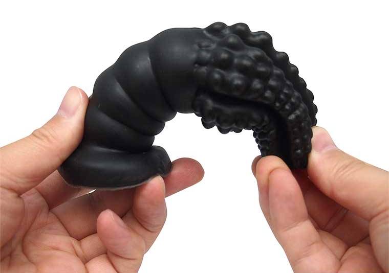 The Wa-Ni Dildo helps you if you have ever grappled with the... A-One - WA-NI Anal Dildo Standard Black photo-2
