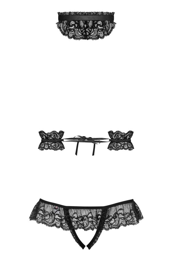 Obsessive - 830-SEA-1 Set 3 pcs - Black - L/XL photo-7