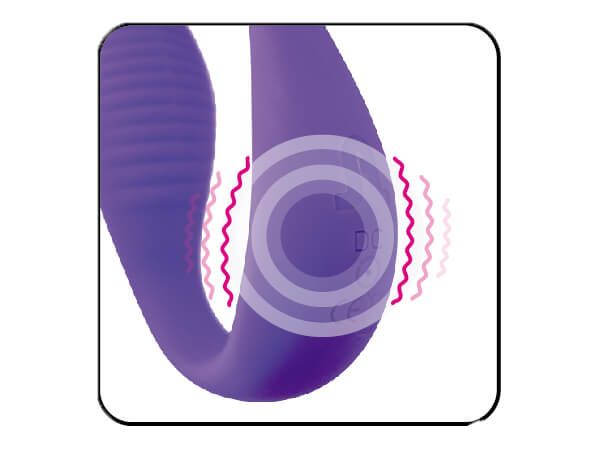 Hands-free double vibrator that simultaneously stimulates th... Adrien Lastic - Mini Romeo Clip + LRS photo-5