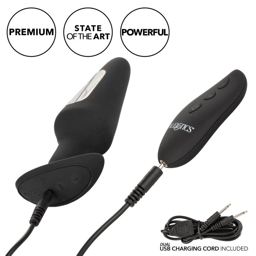 Electrify the senses with the thrilling Volt Electro-Flare. ... CEN - Volt Electro-Flare Anal Plug - Black photo-9
