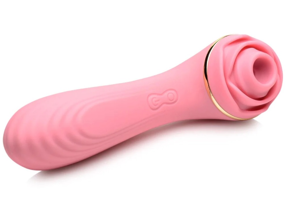 Let these passion petals gently suck at your clitoris with t... Bloomgasm - 10X Suction Rose Vibrator - Pink photo-3