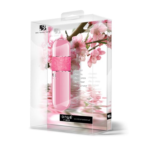 B3 Onye Fleur is a celebration of Beauty & Sensuality, lovin... Big Teaze Toys - B3 Onye Fleur Vibro Bullet - Pink photo-4