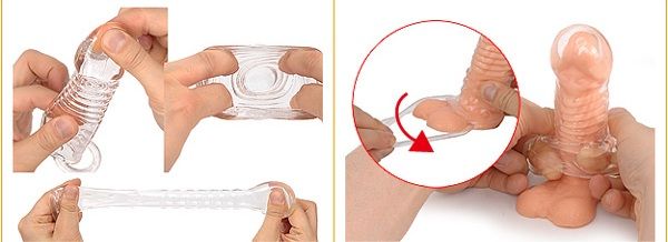 By wearing it how thick it gets up by 10 mm!
Transformed to ... A-One - Sleeve 10mmUP photo-4