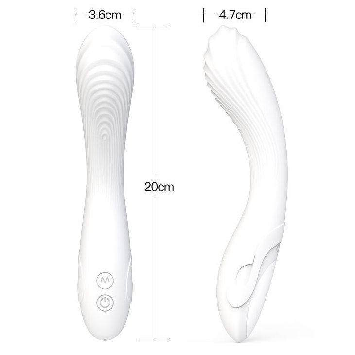 Surrender to the supreme sensations of vibrators, a heavenly... Drywell - Bending Vibrator - White photo-14