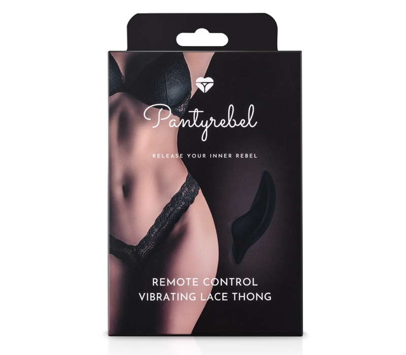 This vibrating thong by PantyRebel is made of nice and soft... PantyRebel - Vibrating Thong - Black photo-14