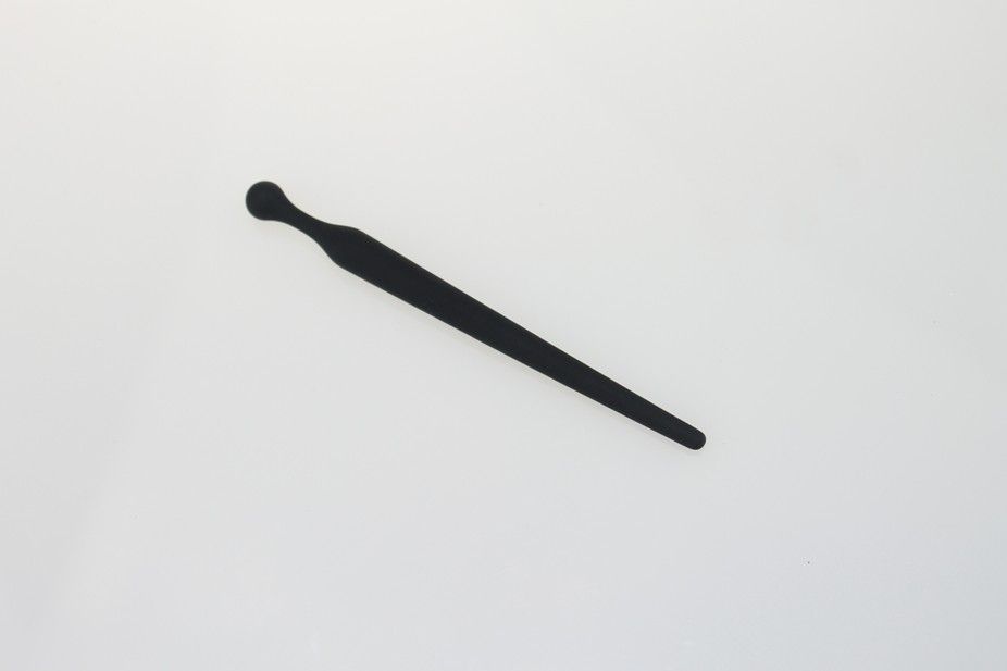 MT - Silicone Urethral Sound 100mm - Black photo-2