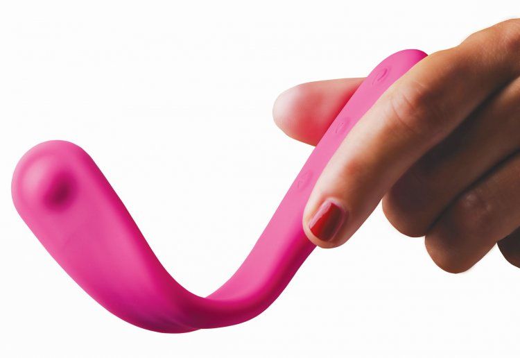 Enjoy a customized masturbation experience, with this unique... Inmi - Love Stick 13x Bendable Silicone Vibe - Pink photo-5