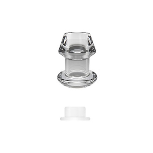 SMVIP - Hollow Tunnel Plug S - Clear photo