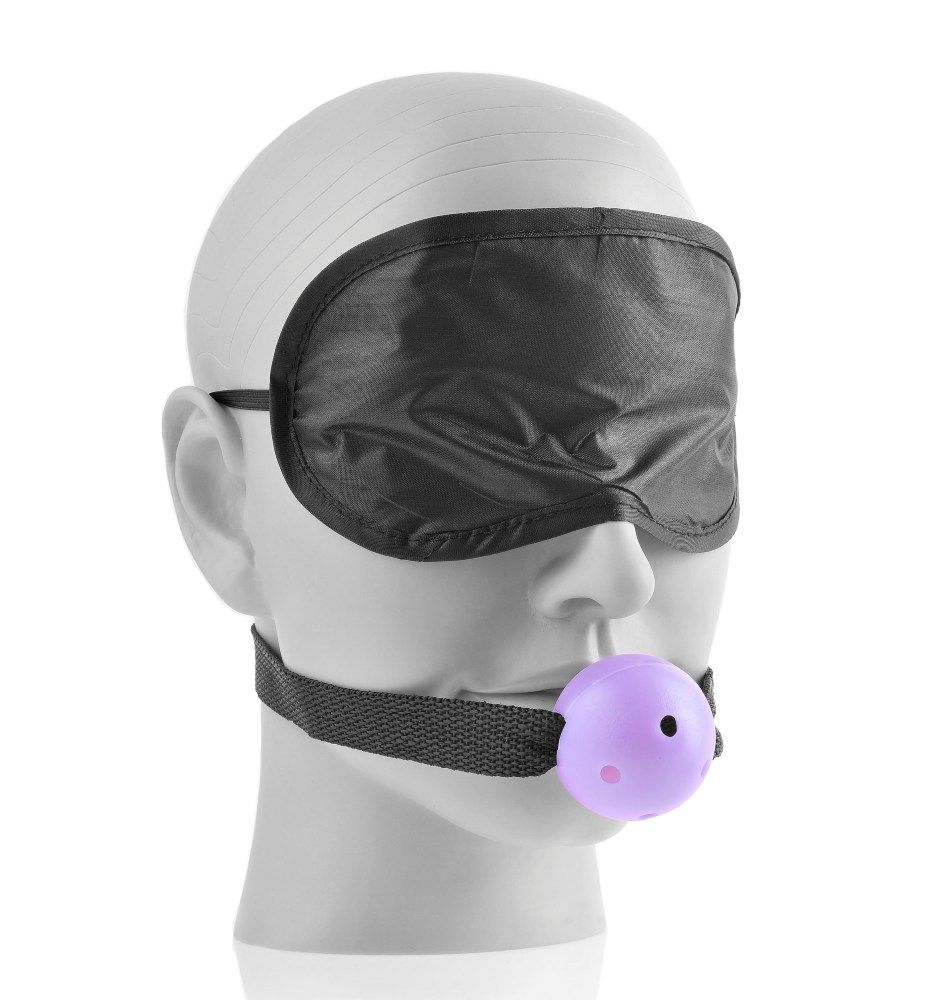 Perfect for Beginners! One of our best-selling bondage kits!... Fetish Fantasy - Bedroom Lovers Kit - Purple photo-2