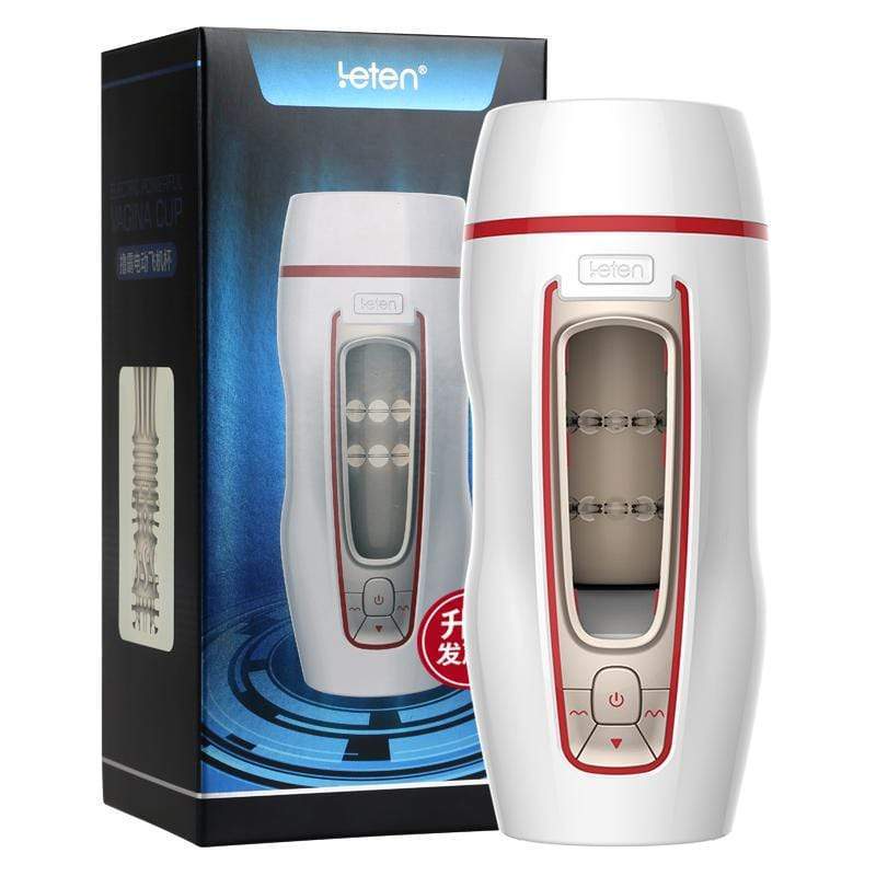 For those that want something that is going to take the pres... Leten - Thrusting Masturbator - White photo-6