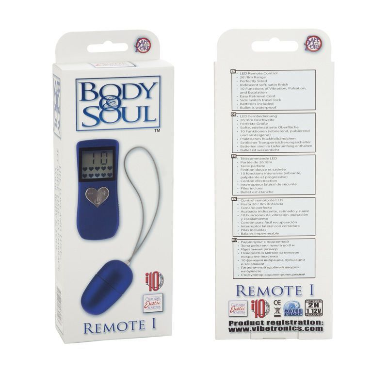 Body & Soul™…Life, Love, and Lust…Set Aside Time to Embr... CEN - Body & Soul Remote I Bullet - Blue photo-7