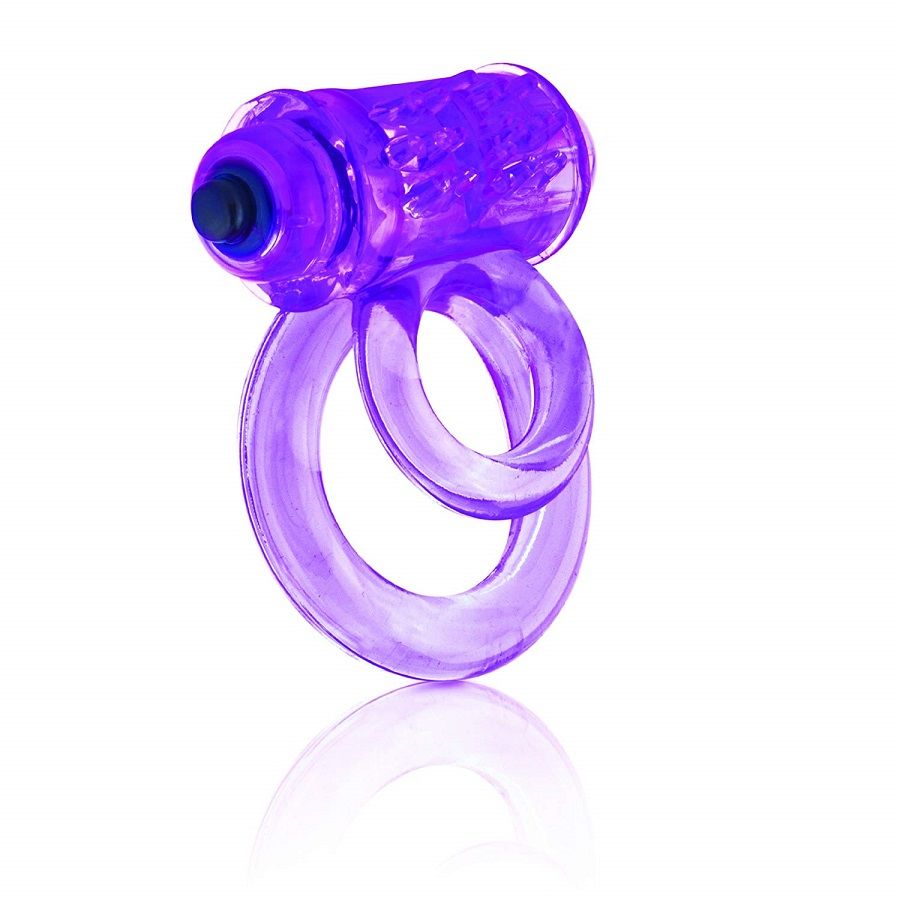 The DoubleO 6 vibrating erection ring features two specially... The Screaming O - DoubleO 6 - Purple photo-3