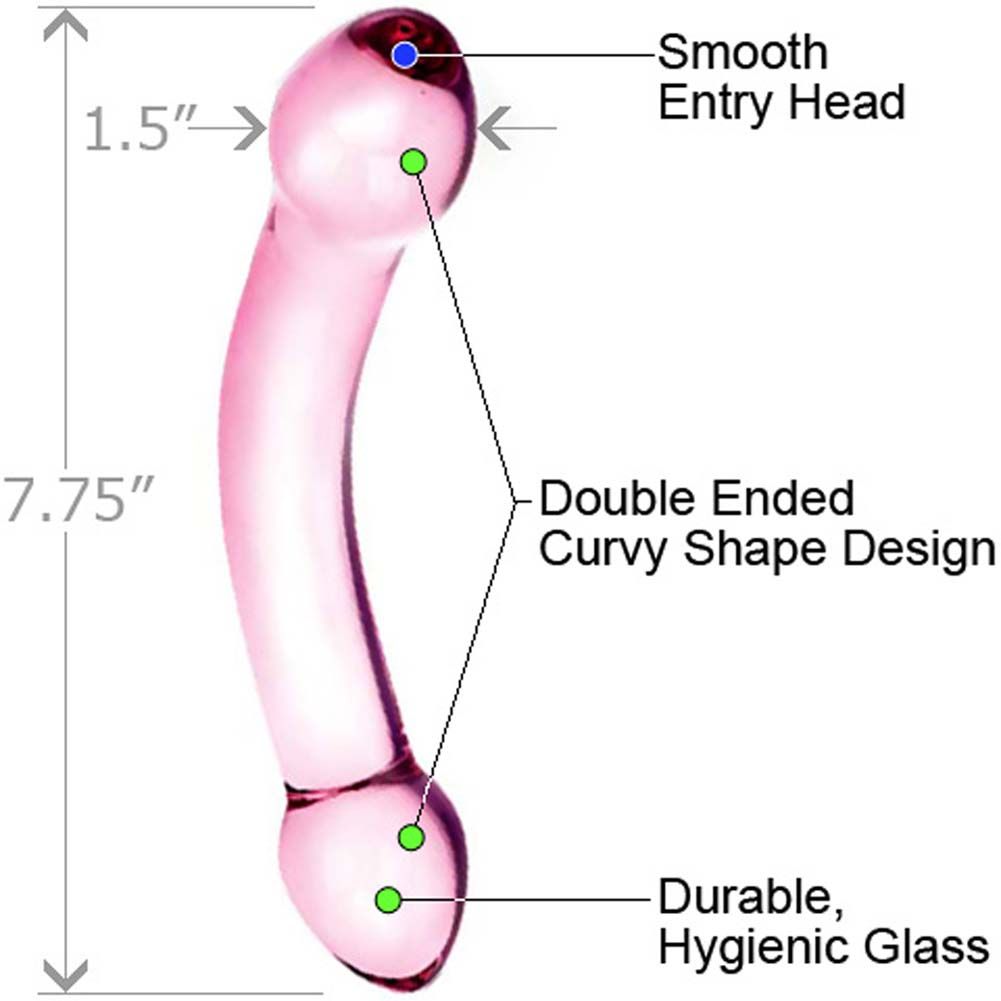 Being able to share toys with your sex partner can be an ext... Glas - Double Trouble Purple Dildo photo-7