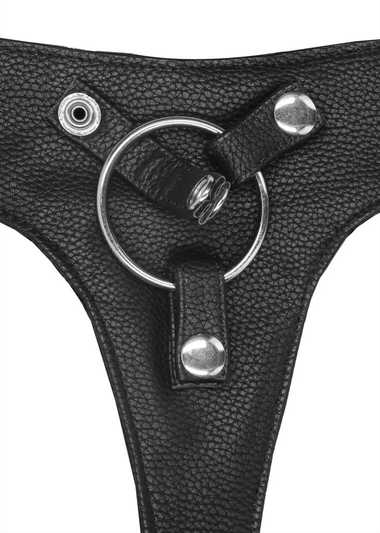 RealRock - Elastic Strap-On Harness - Black photo-4