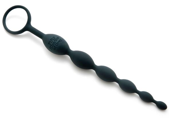 Enjoy more intense orgasms than you ever dreamed possible wi... Fifty Shades of Grey - Anal Beads - Black photo-3