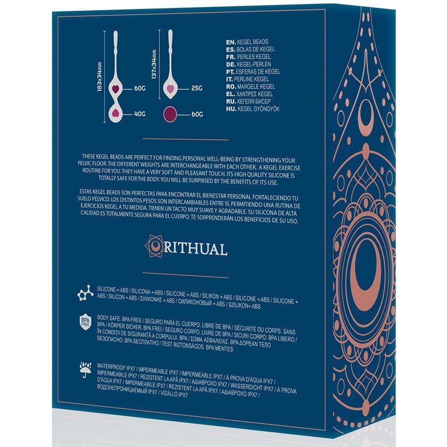 Deva is a training kit with 4 balls of different weights and... Rithual - Deva Pelvic Balls - Green photo-8