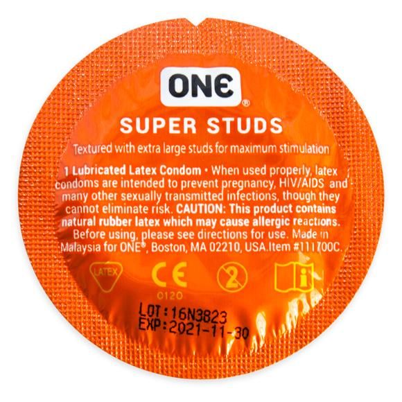 One Condoms - 超凸点安全套 - 12片装 照片-3
