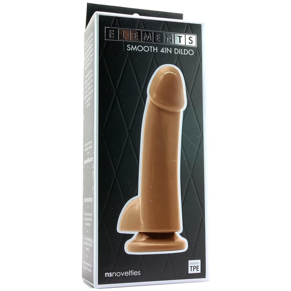 NS Novelties - Elements Smooth 4'' Dildo - Caramel photo-6