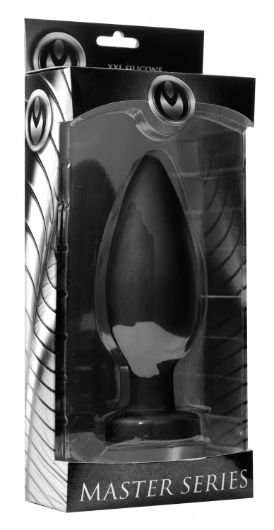 Master Series - Colossus XXL 加加大码后庭塞 - 黑色 照片-2