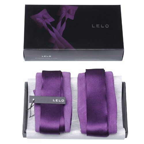 (arc)Lelo - Etherea Silk Cuffs - Purple photo