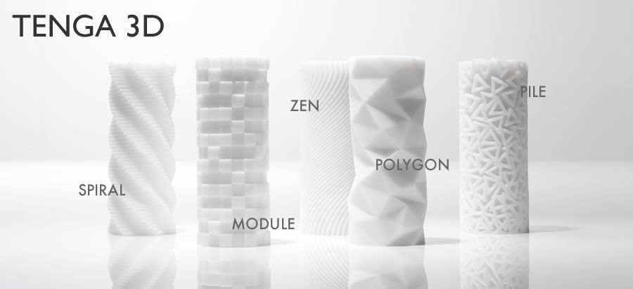 Gently stacked triangular protrusions form its structure. Wi... Tenga - 3D Pile Techno Masturbator photo-11