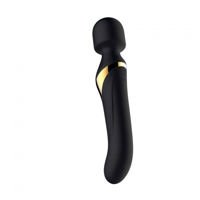 This ultra-soft clitoral stimulator can also be used as G-sp... Dorcel - Dual Orgasms Massager - Black photo-8