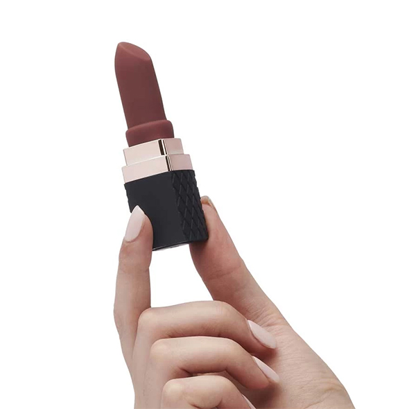 Want to know a secret? This stylish, discreet, rechargeable ... So Divine - Amour Lipstick Vibrator - Black photo-2
