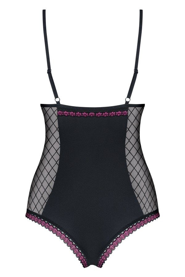 Fascinating design that amazingly accentuates curves of your... Obsessive - 819-TED-1 Teddy - Black - S/M photo-8