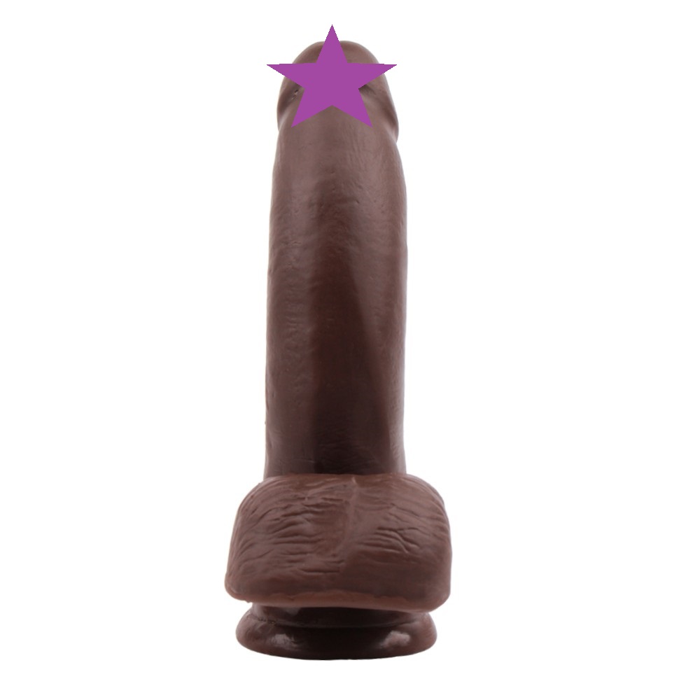 Anti-bacterial, Better than real, Flexible Spine, Dual Densi... Chisa - Sex Lure Dildo - Brown photo-2
