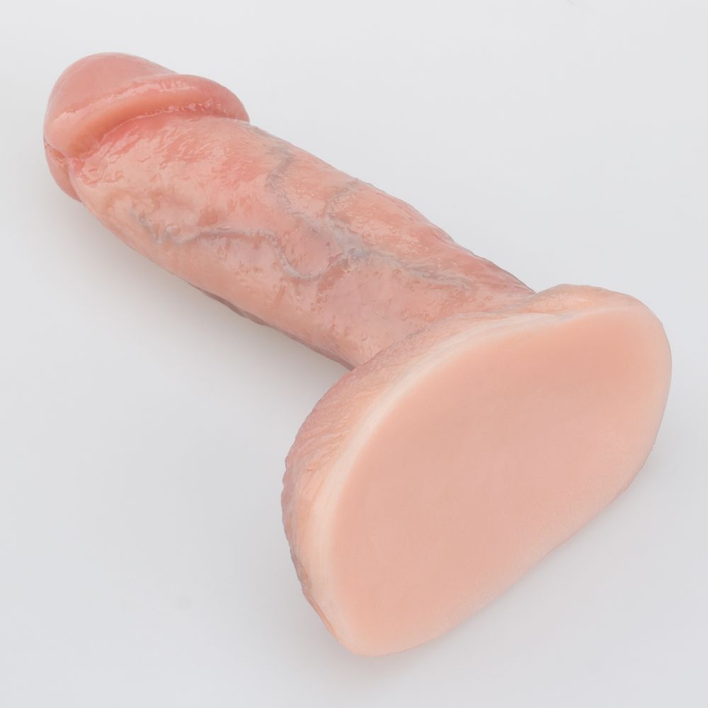 This dildo is double layer silicone veins and blood vessel p... BF - 5'' Realistic Dual Density Silicone Dildo photo-7