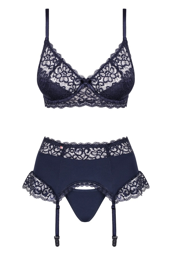 You want to attract him to you in one second? In Drimera set... Obsessive - Drimera 3 pcs Set - Blue - L/XL photo-7