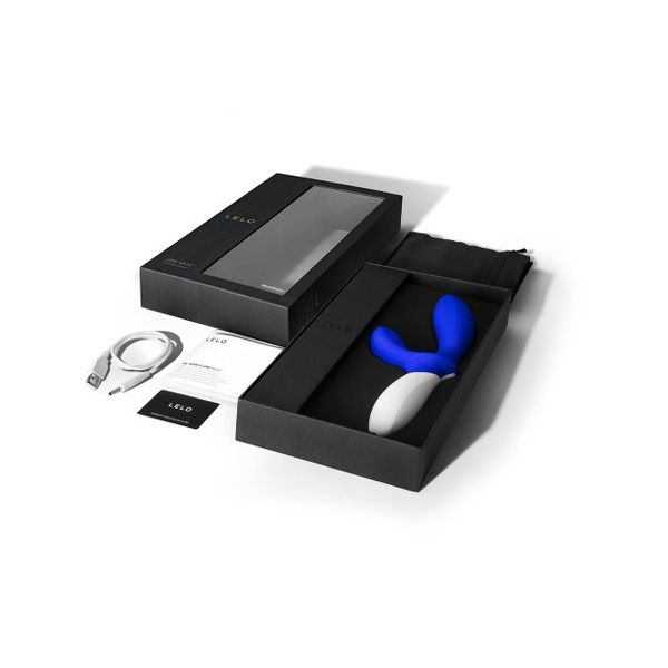 The world’s first vibrating prostate massager that moves bac... Lelo - Loki Wave Vibe - Blue photo-2