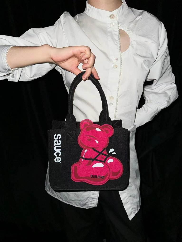(G) Sauce - Saucy Bear Bag - Black (G) Sauce - Saucy Bear Bag - Black photo-2