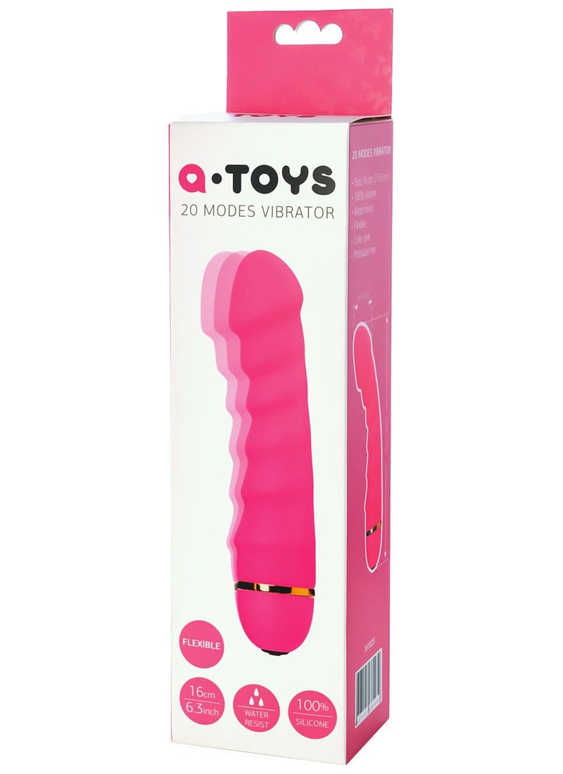 A-Toys is ready to offer 20 different vibration modes, among... A-Toys - Flexible G-Spot Vibrator - Pink photo-11
